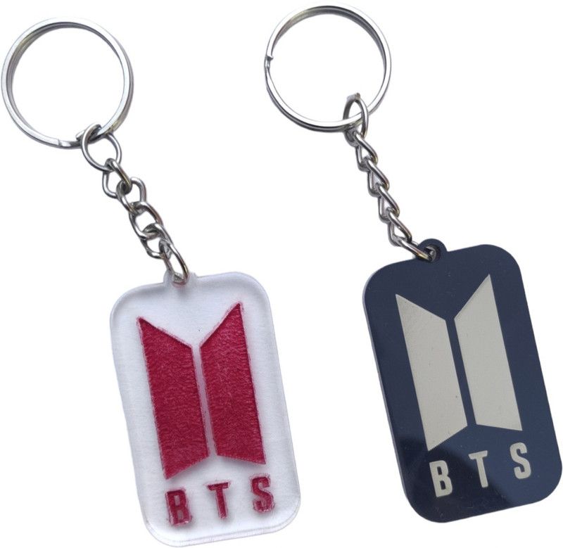 MoonDecor BTS Keychain Acrylic keychain Pack OF 2 Key Chain