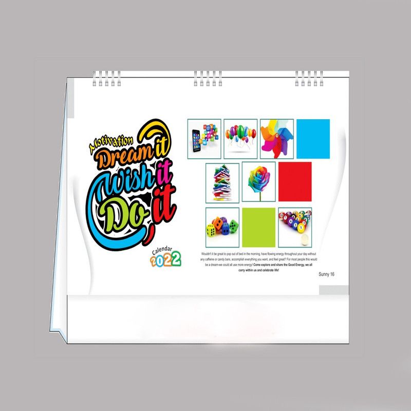 god & god's Dream it Motivation Size 10 x 7.25 inch 2022 2022 Table Calendar  (Multicolor, Motivation)