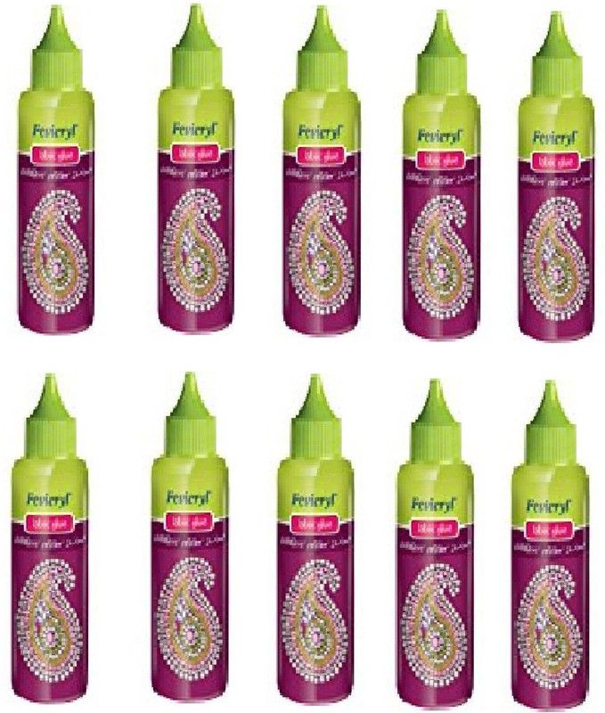 Fevicryl Fabric Glue (80 ml) Pack of 10  (Set of 10, White)