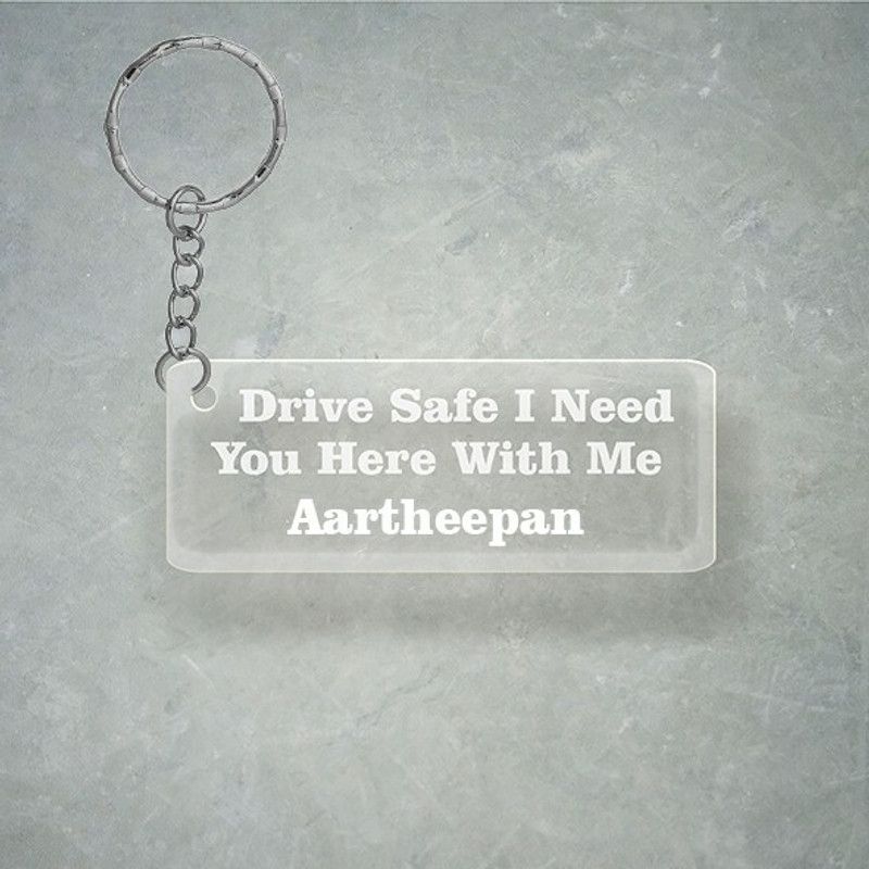 SY Gifts Drive SafeDesign With Aartheepan Name Key Chain