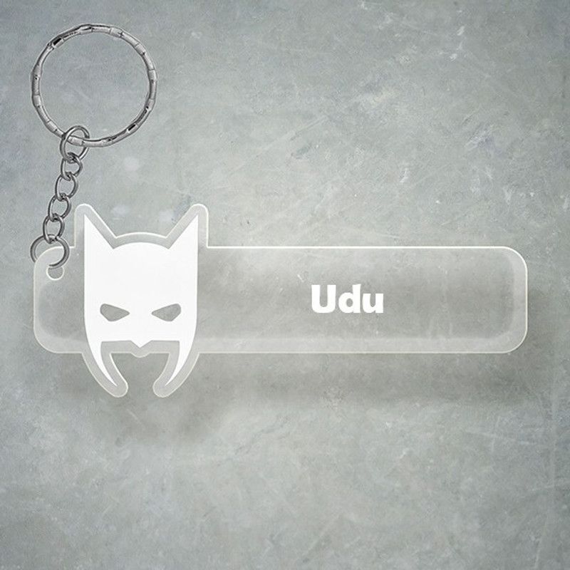 SY Gifts D2 Batman Keychain With Udu Name Key Chain