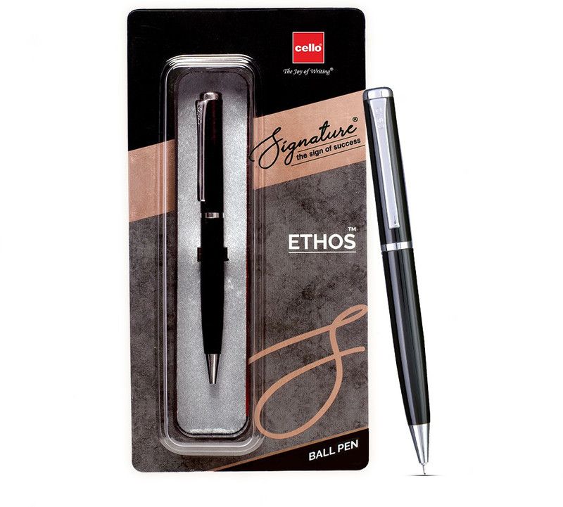 Cello Signature Ethos - Father's Day Gift Edition Ball Pen  (Blue)