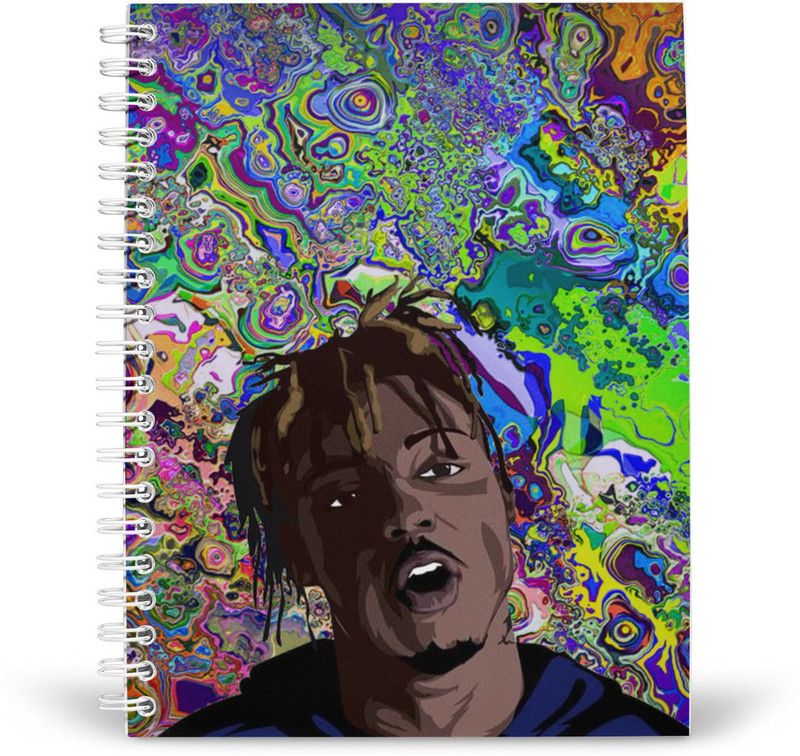 HeartInk JUICE WRLD A5 Notebook Ruled 100 Pages  (Multicolor)