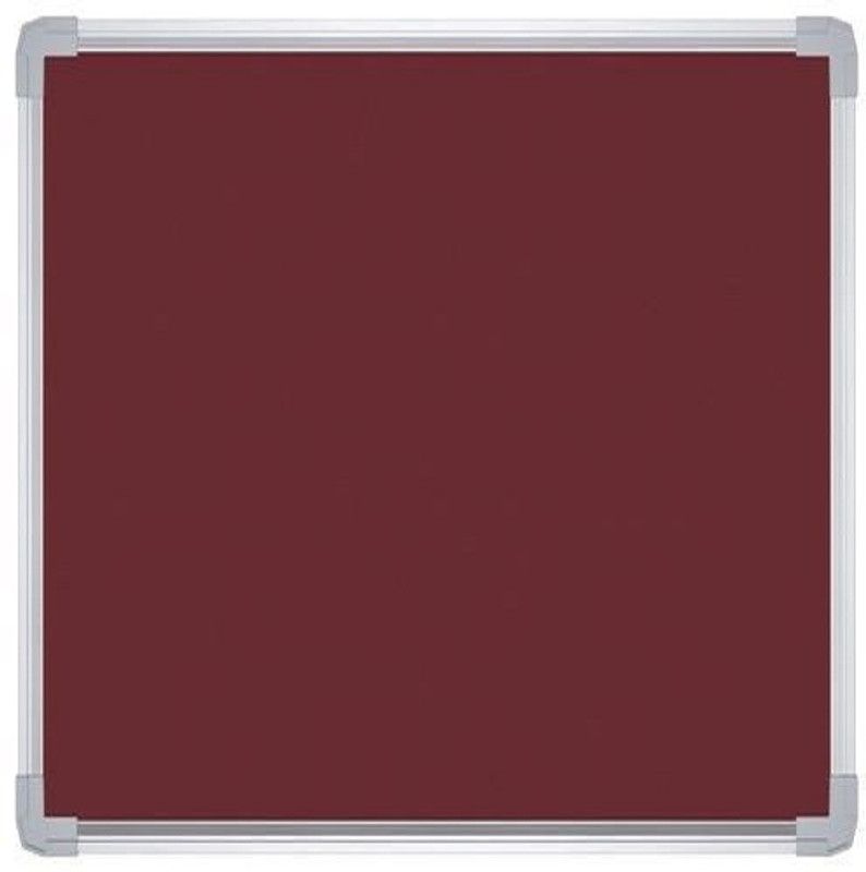 sunway Display Systems Pin-up display board for office & school lightweight aluminium frame 2*3 feet, Mehroom Pin up Board Bulletin Board  (Mehroom)
