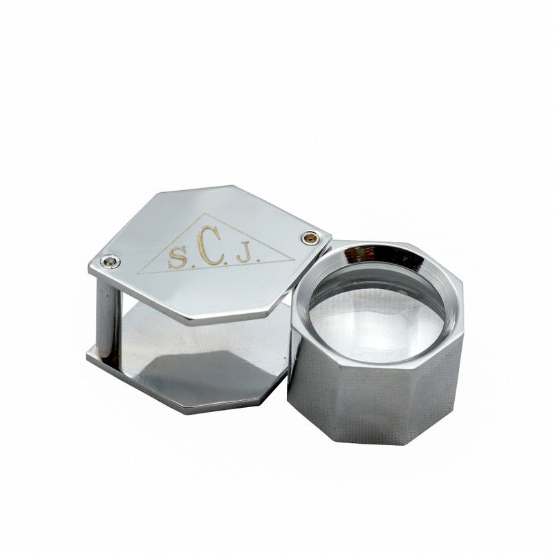 TEZ RAFTAAR EYE GLASS/ LOUPE HEXA CROME 21 Magnifier  (Silver)