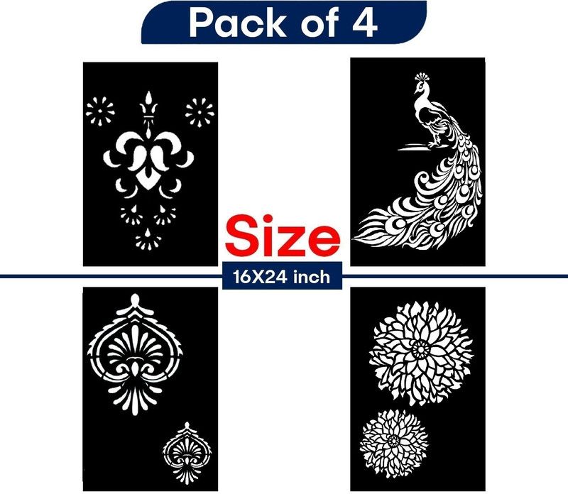 JAZZIKA Painting Wall Stencils PATTERN:- 