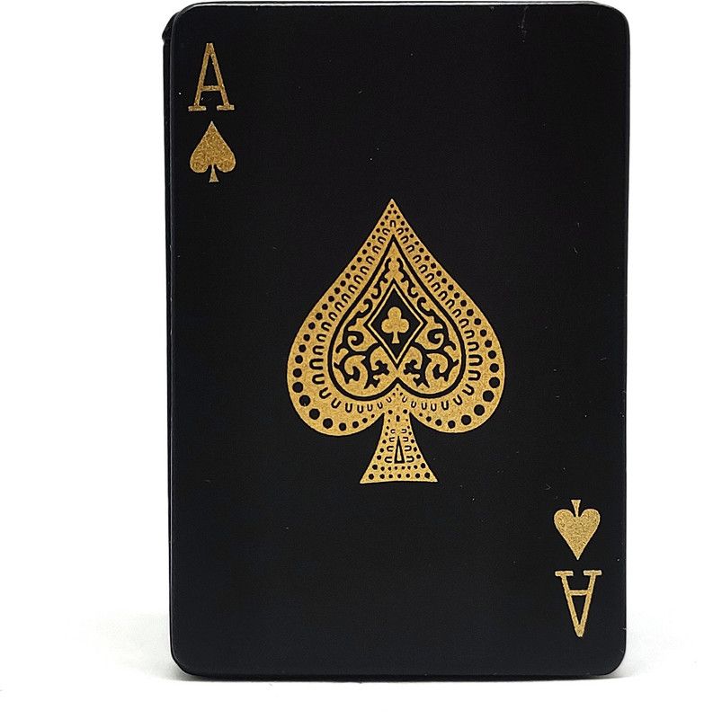 FITUP Card Ikka Design Jet Flame Refillable Cigarette Pocket Lighter  (Black)