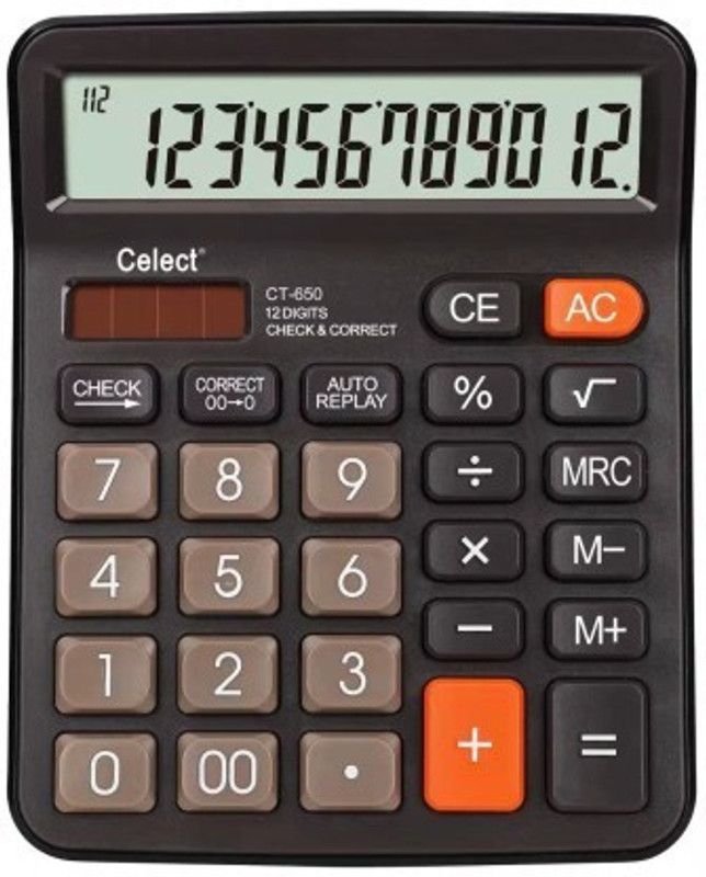 Celect CT-650N Basic Calculator Celect CT-650N Basic Calculator (12 Digit) Basic Calculator  (12 Digit)