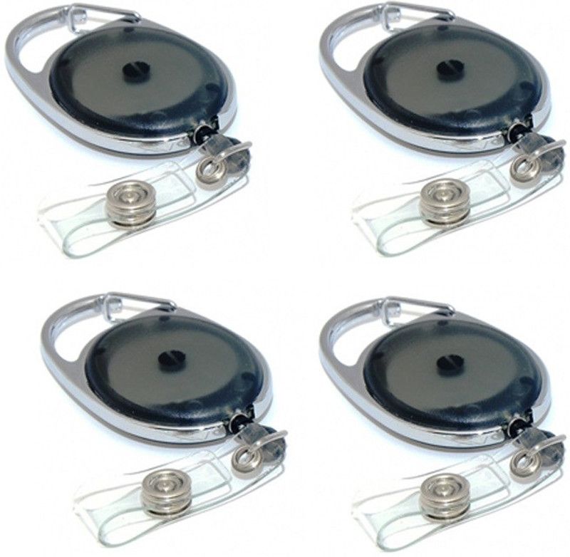 Offimart Plastic ID Badge Holder  (Pack of 4)