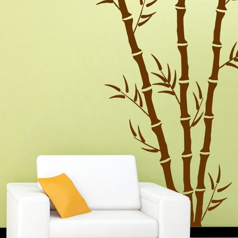 Arhat Stencils BAMBOO ASR-E127 GLOSSY PVC (Wall Décor & Art) Stencil  (Pack of 3, BAMBOO)