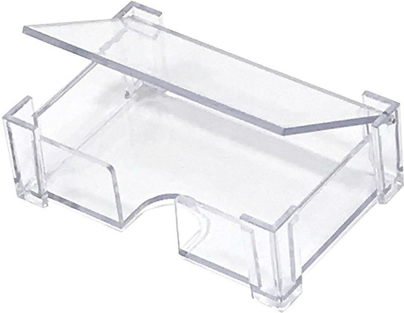 VR Creatives 1 Compartments Plastic Card Holde  (Clear)