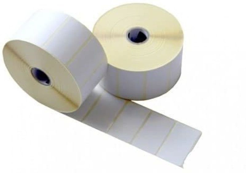 Sadar Shop Barcode labels stickers Premium Quality 60 mm x 40 mm, Permanent Adhesive Paper Label  (White)