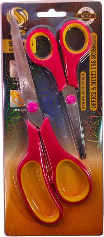 RANA CREATIONS Pink Scissor (Set of 2) Scissors  (Set of 2, Pink)
