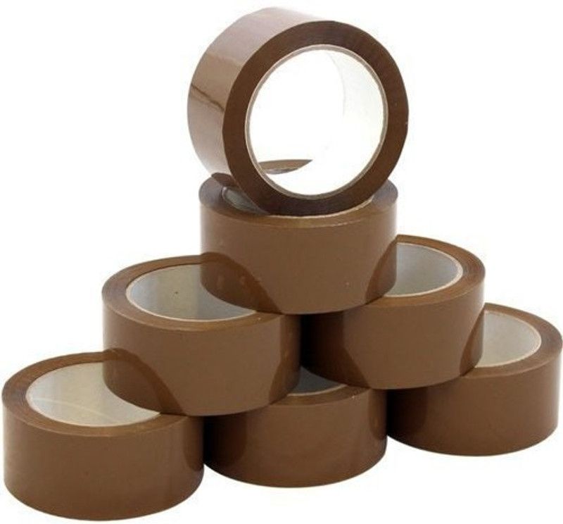 Wonder 555 Single side cello tape Cello tape Self adheshive tape (Manual)  (Set of 12, Braun)