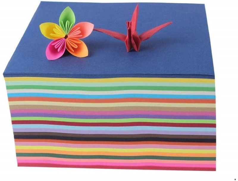 Eclet 90 gsm50 sheet 5 sheet x 10 neon colour art and craft double side color sheet A4 90 gsm Coloured Paper  (Set of 1, Multicolor)