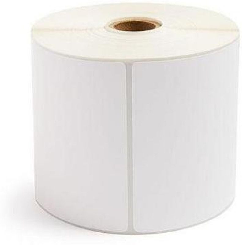 youtech 100mmX150mm (4 inch X 6 inch), Thermal Transfer Barcode Labels online shipping labels Stickers, Set of 1 Rolls, 300 Labels In Roll (Smooth & Milky White) Paper Label  (White)