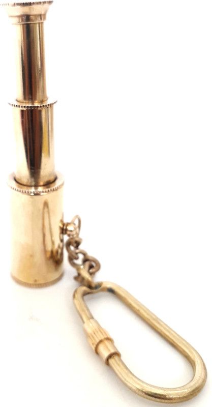 k.v handicrafts Brass Telescope Locking Unisex Key Chain