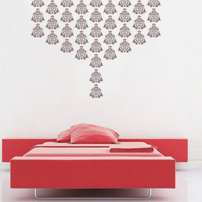 Arhat Stencils ASR-E78 GLOSSY PVC (Wall Décor & Art) Stencil  (Pack of 1, DESIGNER MOTIFF)