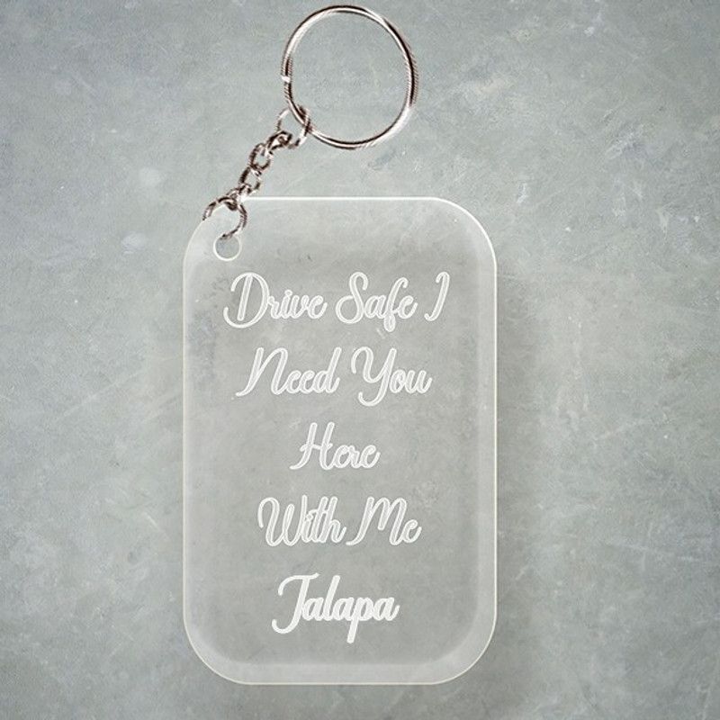 SY Gifts D2 Drive Safe Keychain With Jalapa Name Key Chain