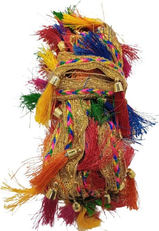 Shyam Diwane Mullti Color Lace & Border (Approx 2 Inch Width) Length 5 Metre Lace Reel  (Pack of 1)
