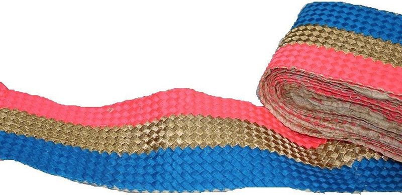 CMHOWLITE Multicolour Thread Work Embroidered Border, Package of 9 Meter,Width 4.5 inch (11.43cm) for Saree, Lehenga, Suits, Blouses, Craft Work Lace Reel  (Pack of 1)