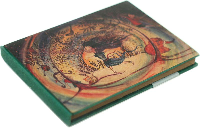 resha Sketchbook For Artists, Notebook - Wonderland Illustrated Cover With Brown Recycled Paper 72 Sheets 144 Pages 5 Inch X 7 Inch Sketch Pad  (72 Sheets)
