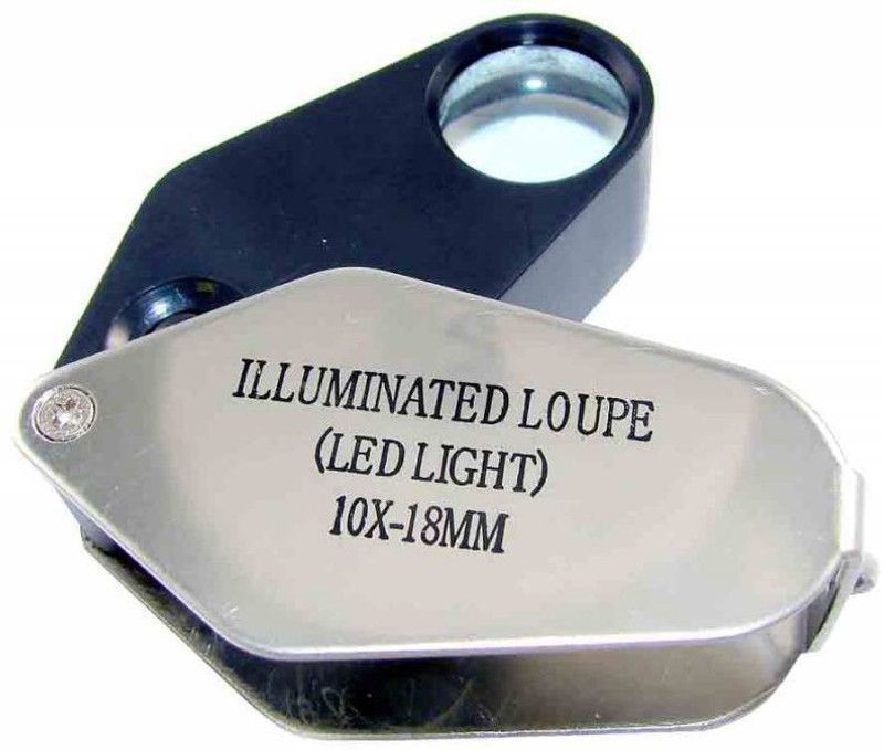 Pia International 18mm 20X Magnifying Glass  (Silver)