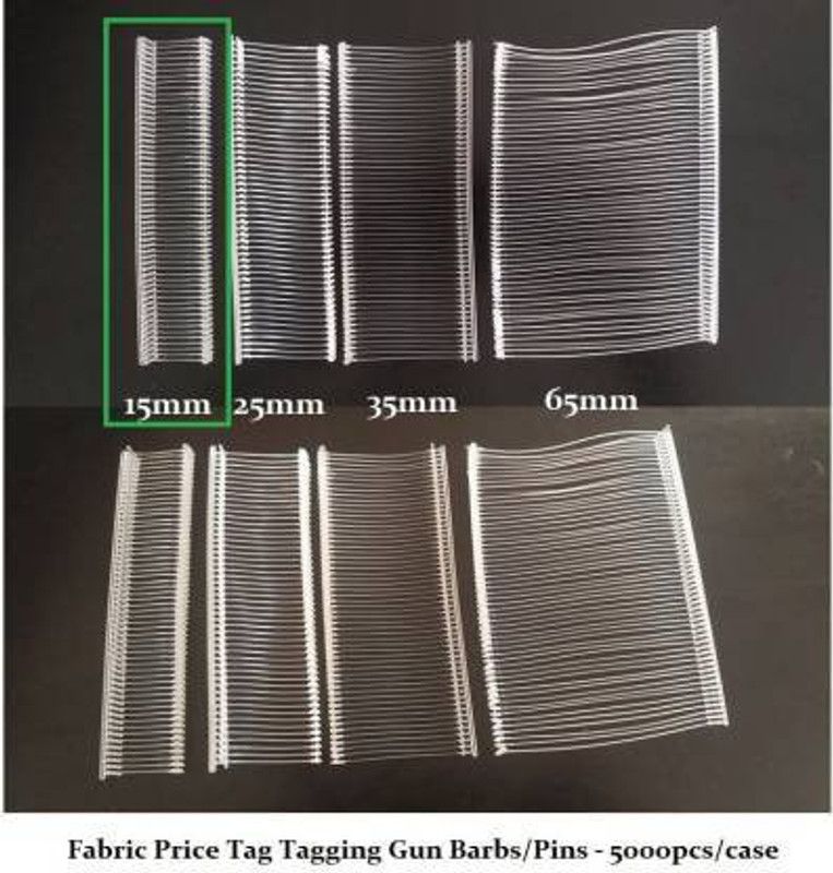greengrow NYLON 15mm TAG PIN, BEST QUALITY (1FULL BOX) BLUE PIN Pins, Plastic Tip Pins  (Set Of 5000, White)