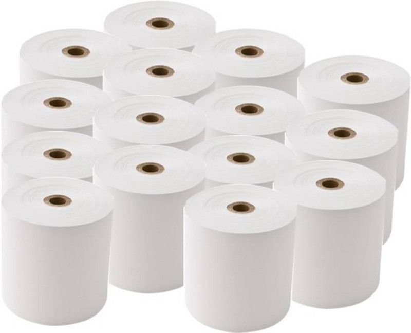 MME 80mmx50mtr.(3inch) Billing machine thermal paper roll set of 15 Thermal Cash Register Paper  (8 cm x 12 cm)