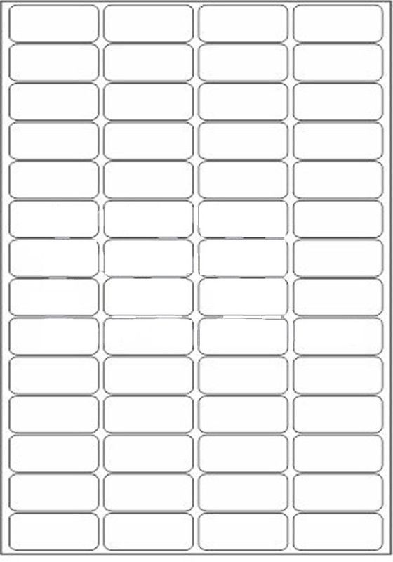 Novajet 56 A4 Size Sticker Paper Self-adhesive Paper Label  (White)