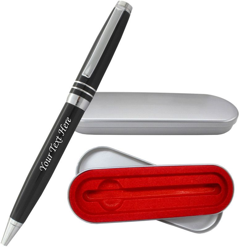K K CROSI Name Written Pen for Gift Blue body Unique Design Ball Pen  (Blue Ink)