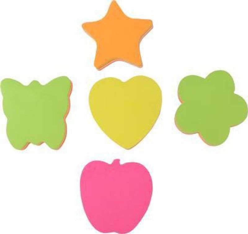 izone 5 100 Sheets shape, 5 Colors  (Multicolor)