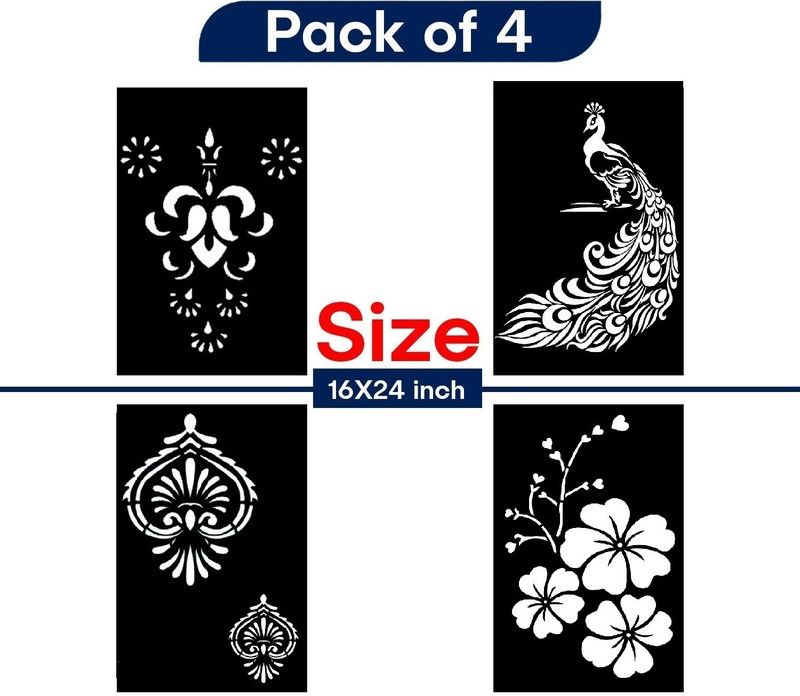 JAZZIKA Painting Wall Stencils PATTERN:- 