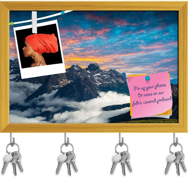 Artzfolio National Park Tre Cime Di Lavaredo Auronzo Italy Pinboard Golden 8.5x6in Cork Bulletin Board  (Multicolor 8.5 x 6 inch (22 x 15 cms))