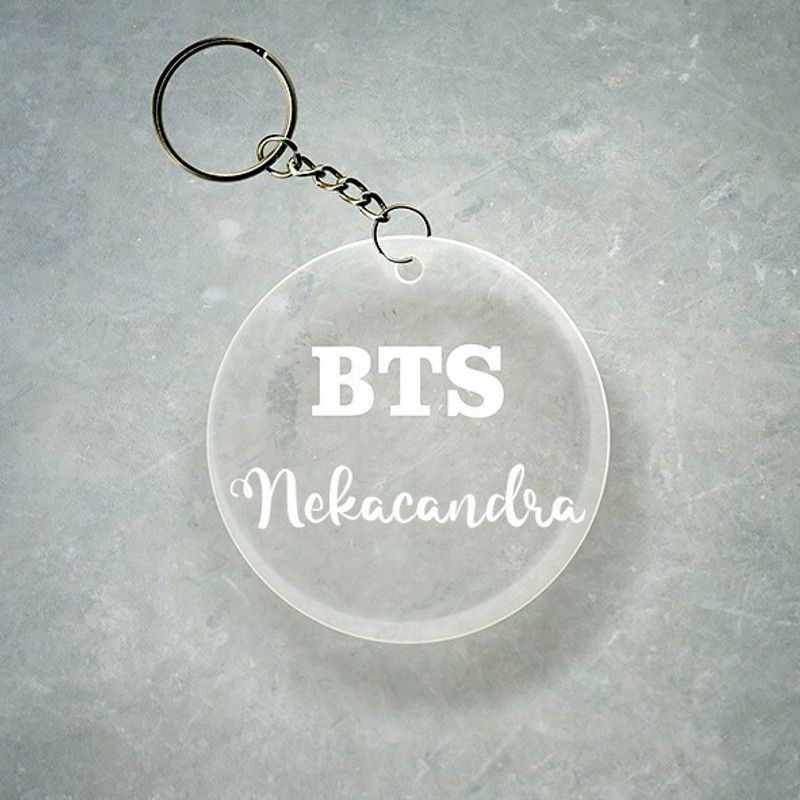SY Gifts BTS Design With Nekacandra Name Key Chain