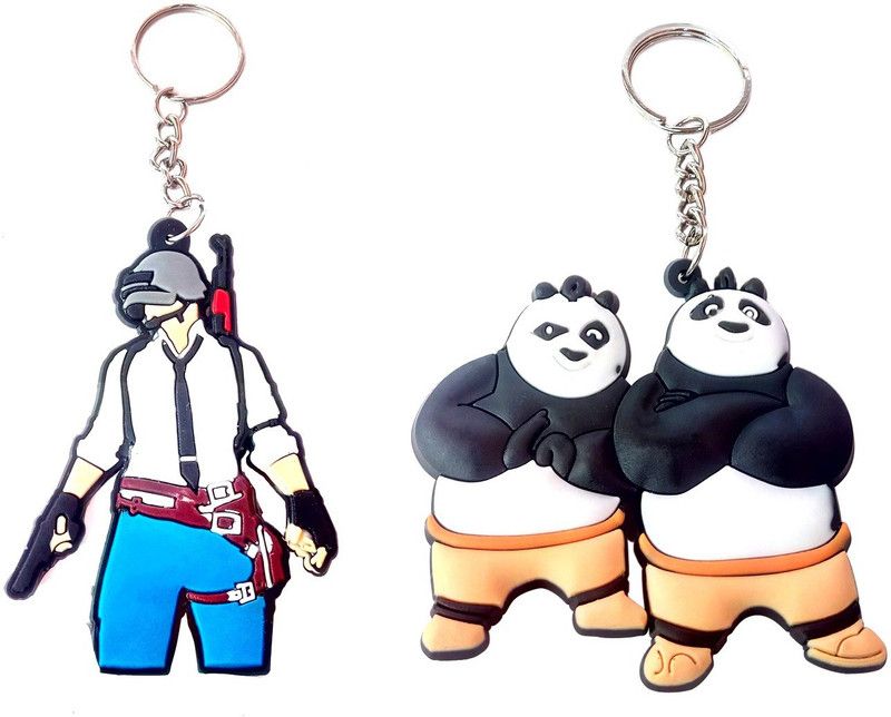 ANIVEA CRAFTS Panda Brothers and Gamers Combo ACKC1131_1134 Key Chain