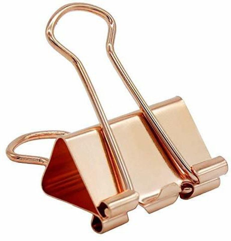KALUNI NA 19 mm Metal Binder clip  (Set of 40, Rose Gold)