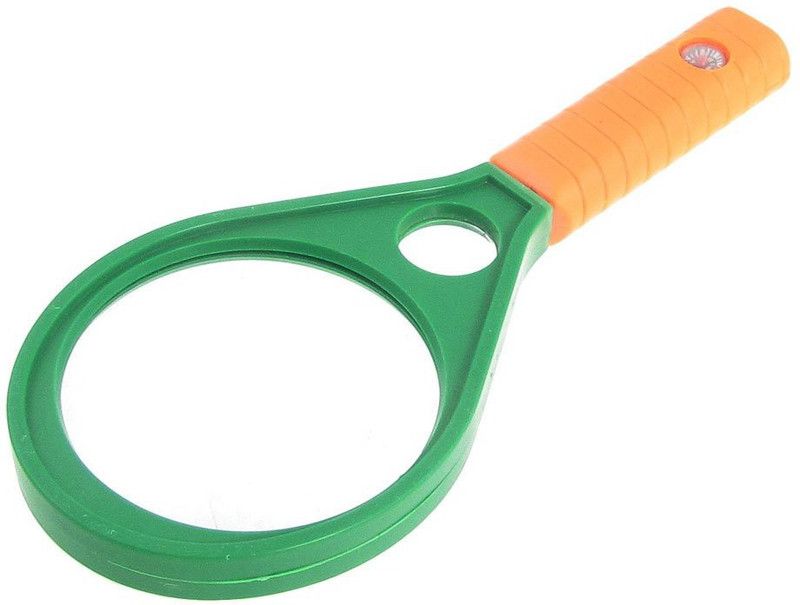 Pia International 75mm 4X6X Magnifying Glass  (Yellow)