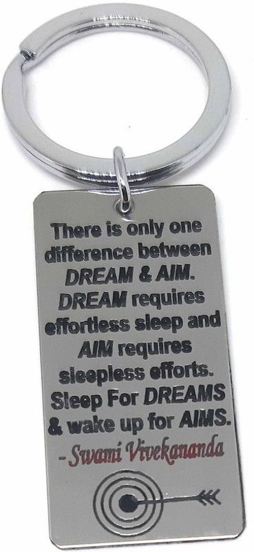 Aura Inspirational Motivational Keychain For Men Women Girl Boy Friend Stainles Steel Key Chain