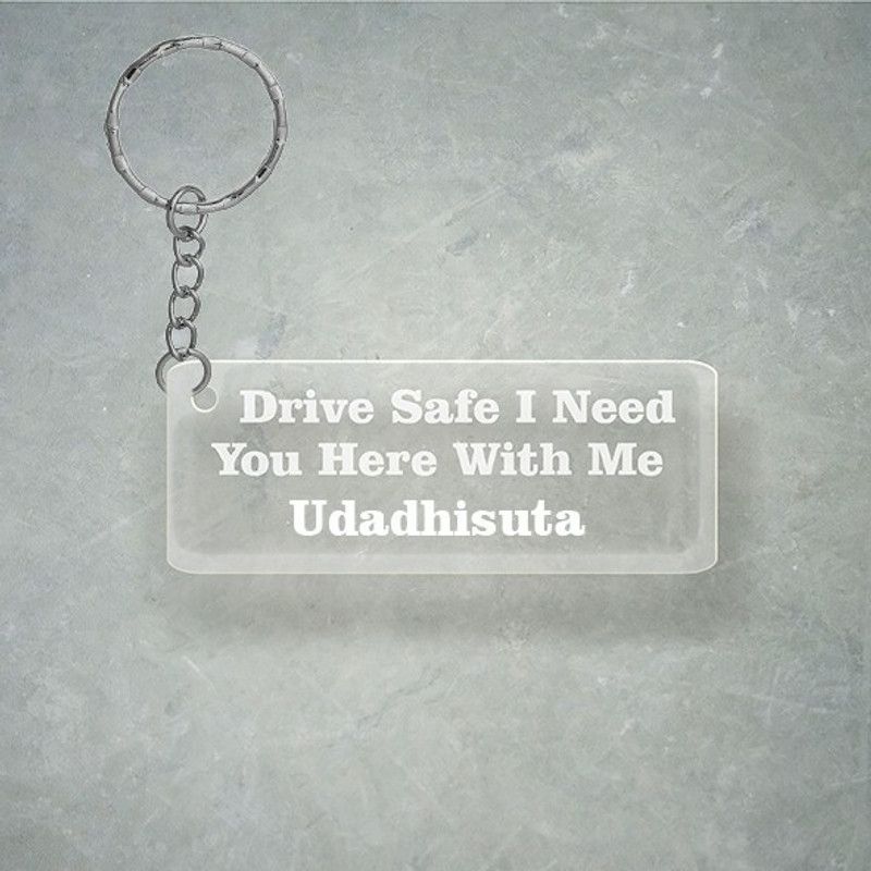 SY Gifts Drive SafeDesign With Udadhisuta Name Key Chain