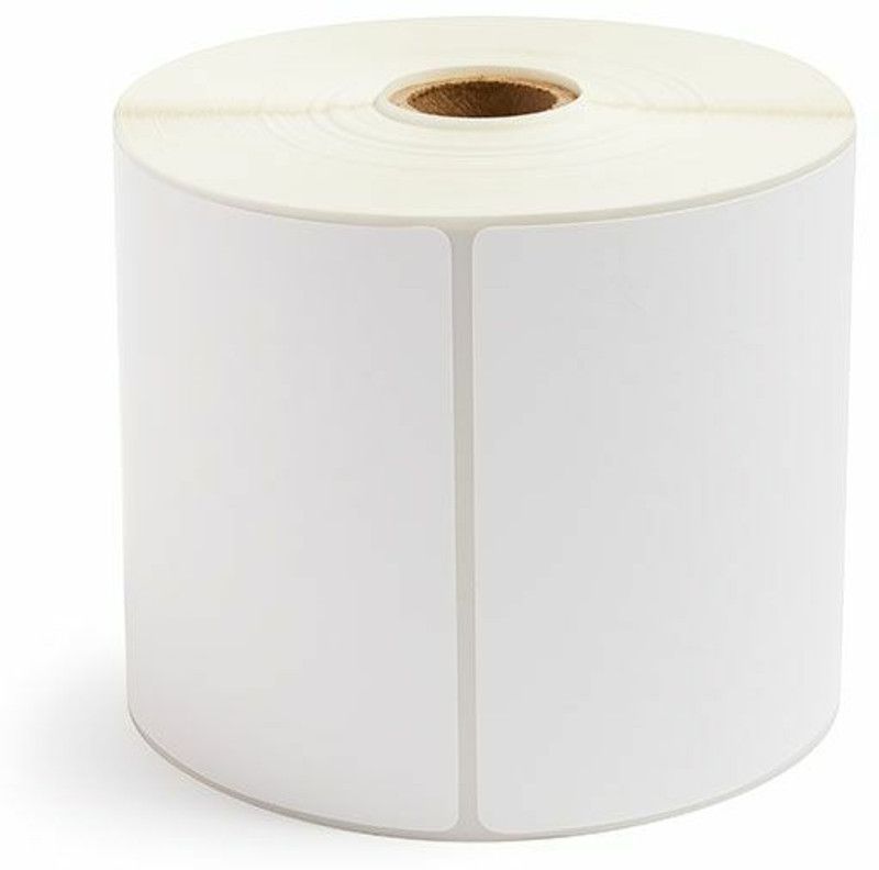 aditya labels 100 mm X 150 mm Chromo Self Adhesive Paper Label  (White)