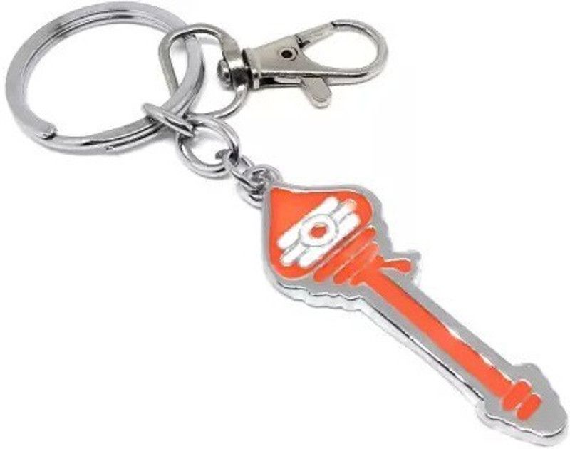 Electro Factory Hanuman ji Anjaneya Gada Keychain For Bike Car Home Keys Keyring Metal Hook Key Chain