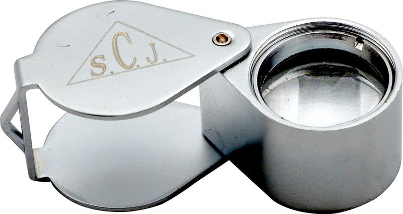 TEZ RAFTAAR EYE GLASS/ LOUPE 40 1x magnifier loupe  (Silver)