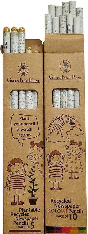 GreenFootPrint Paper Colour pencil set of 20