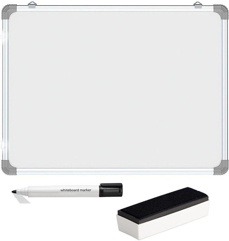 Big India Mart Non Magnetic Non Magnetic Melamine Medium Whiteboards and Duster Combos  (White)