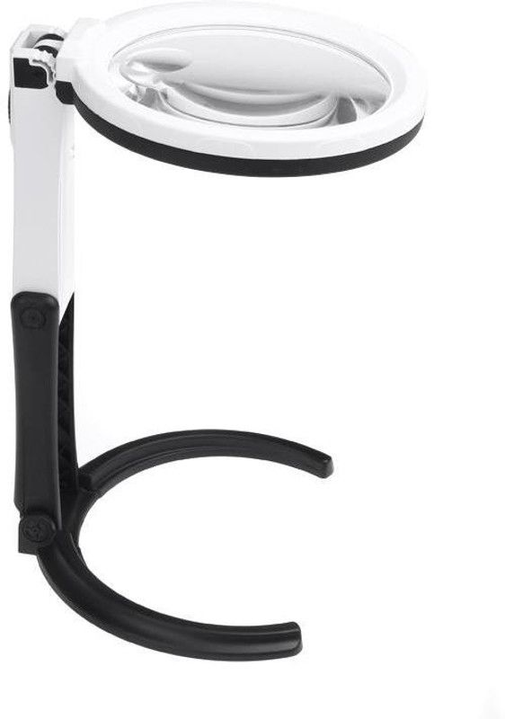 Pia International Ac/Dc 2X 5X Magnifying Glass  (White)
