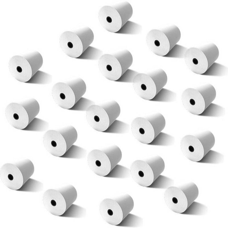MME 80mmx50mtr.(3inch) electronic cash register/Billing machine thermal paper roll set of 20 Thermal Cash Register Paper  (8 cm x 12 cm)
