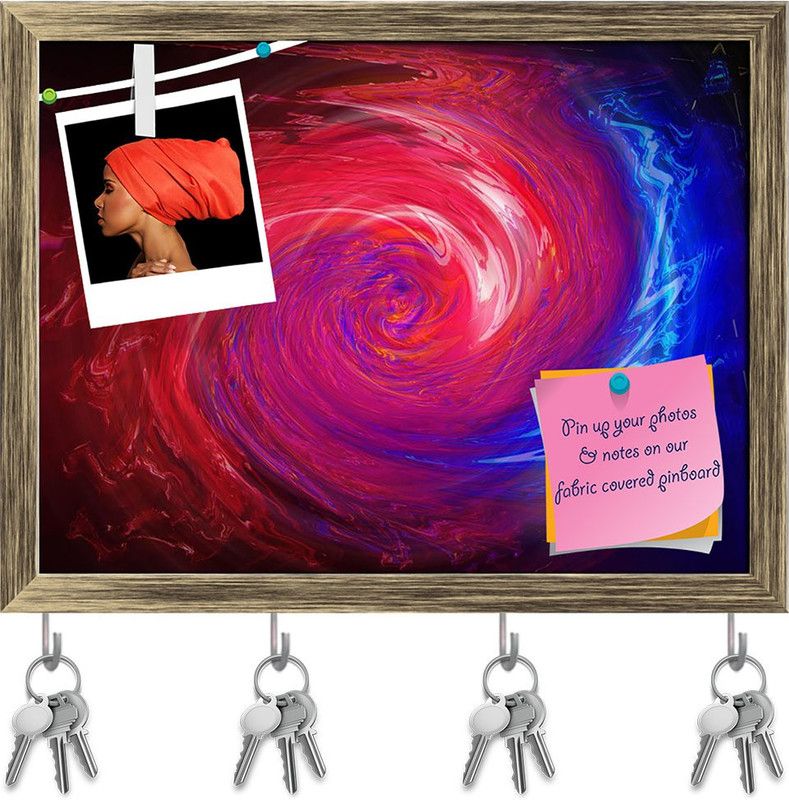 Artzfolio Trembling Rays Of Light Swirling Background Pinboard Antique Golden 15.7x12in Cork Bulletin Board  (Multicolor 15.7 x 12 inch (40 x 30 cms))