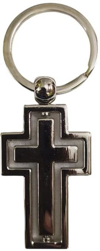 Beauty Tool Enterprises Metal Keychain Silver Color For Men And Women | Pack Of 1 | ( Jesus ) Key Chain