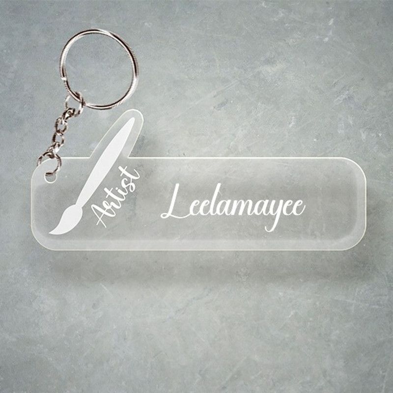SY Gifts D2 Artist Keychain With Leelamayee Name Key Chain